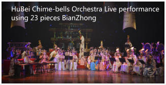 HuBei Chime-bells Orchestra Live performance  using 23 pieces BianZhong