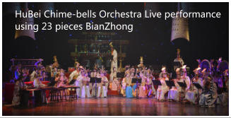 HuBei Chime-bells Orchestra Live performance  using 23 pieces BianZhong