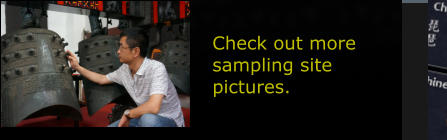 Check out more  sampling site  pictures.